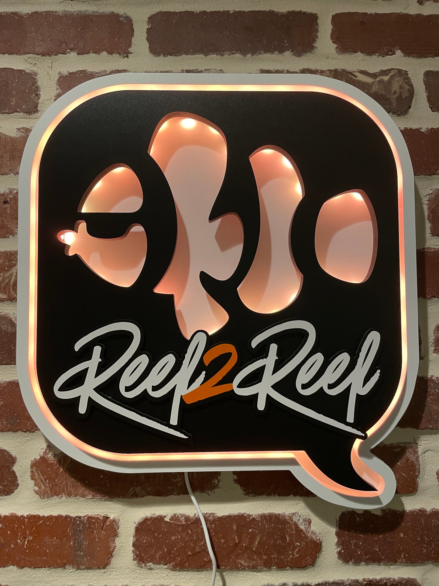 R2R Illuminated RGB Logo Light (+Badge Tee & Sticker)